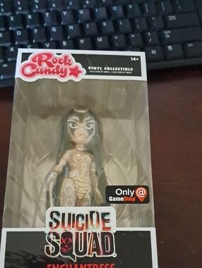 Rock Candy Suicide Squad Enchantress Vinyl Figure - Gold & Black